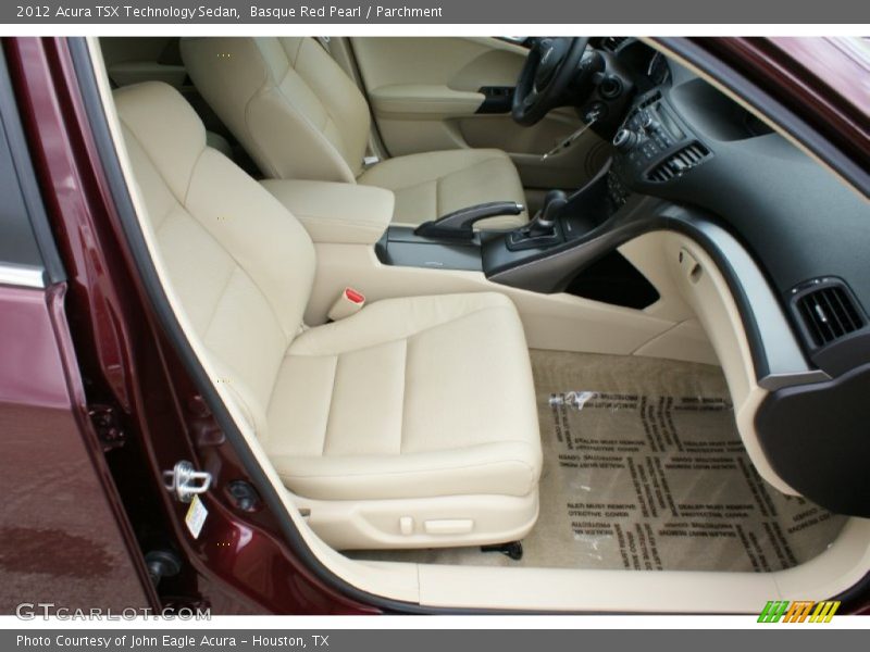 Basque Red Pearl / Parchment 2012 Acura TSX Technology Sedan