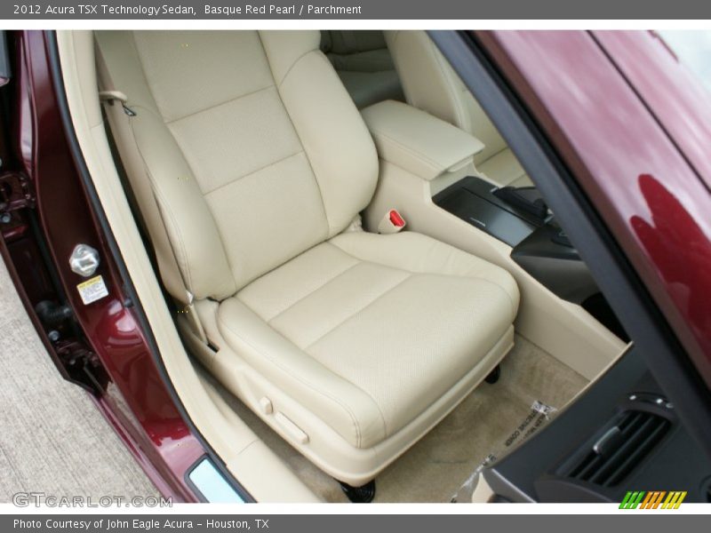 Basque Red Pearl / Parchment 2012 Acura TSX Technology Sedan