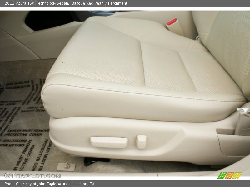 Basque Red Pearl / Parchment 2012 Acura TSX Technology Sedan