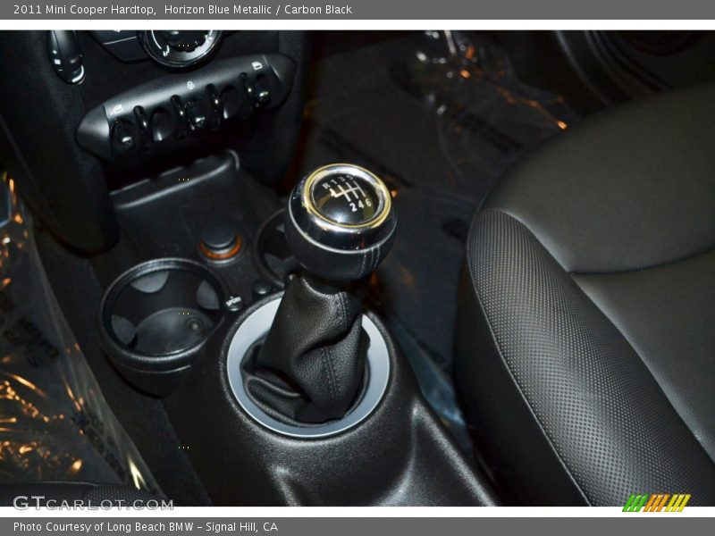 Horizon Blue Metallic / Carbon Black 2011 Mini Cooper Hardtop