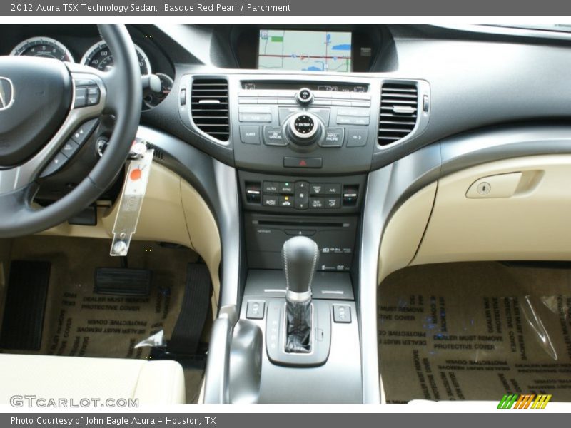 Basque Red Pearl / Parchment 2012 Acura TSX Technology Sedan