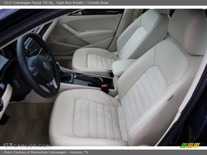 Night Blue Metallic / Cornsilk Beige 2013 Volkswagen Passat TDI SEL