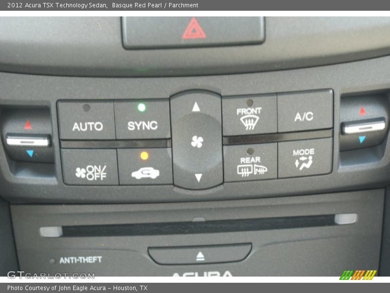 Basque Red Pearl / Parchment 2012 Acura TSX Technology Sedan