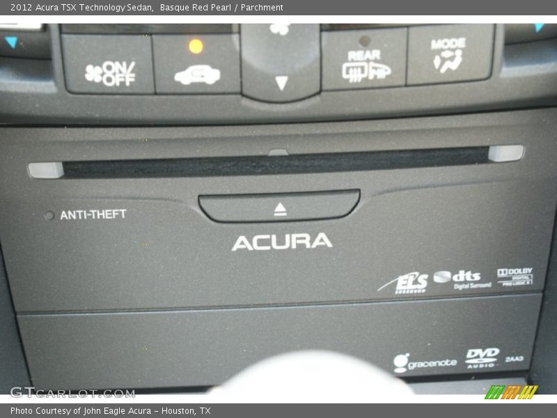 Basque Red Pearl / Parchment 2012 Acura TSX Technology Sedan