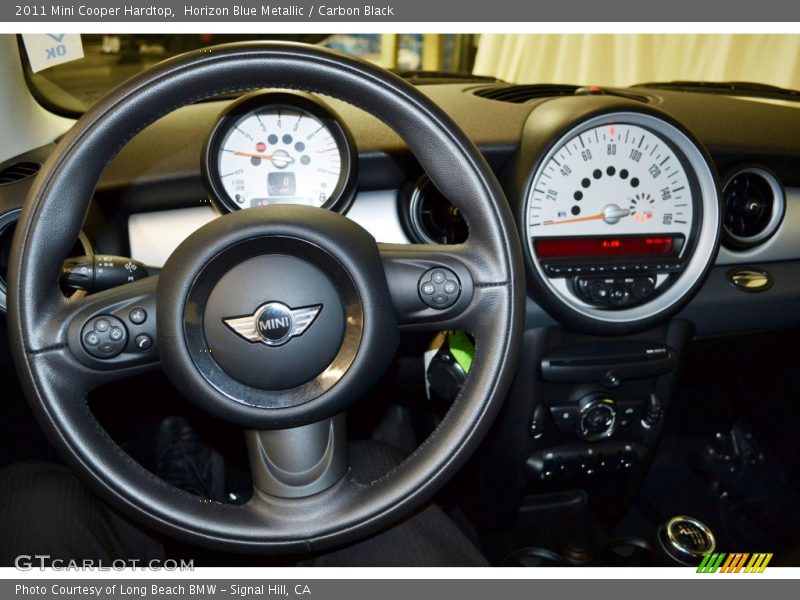 Horizon Blue Metallic / Carbon Black 2011 Mini Cooper Hardtop