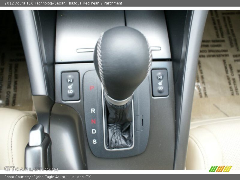 Basque Red Pearl / Parchment 2012 Acura TSX Technology Sedan