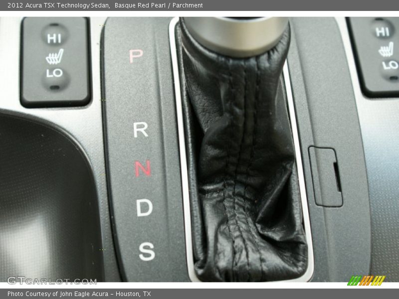 Basque Red Pearl / Parchment 2012 Acura TSX Technology Sedan