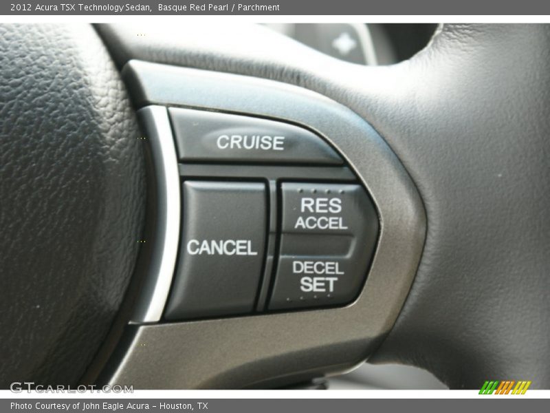 Basque Red Pearl / Parchment 2012 Acura TSX Technology Sedan
