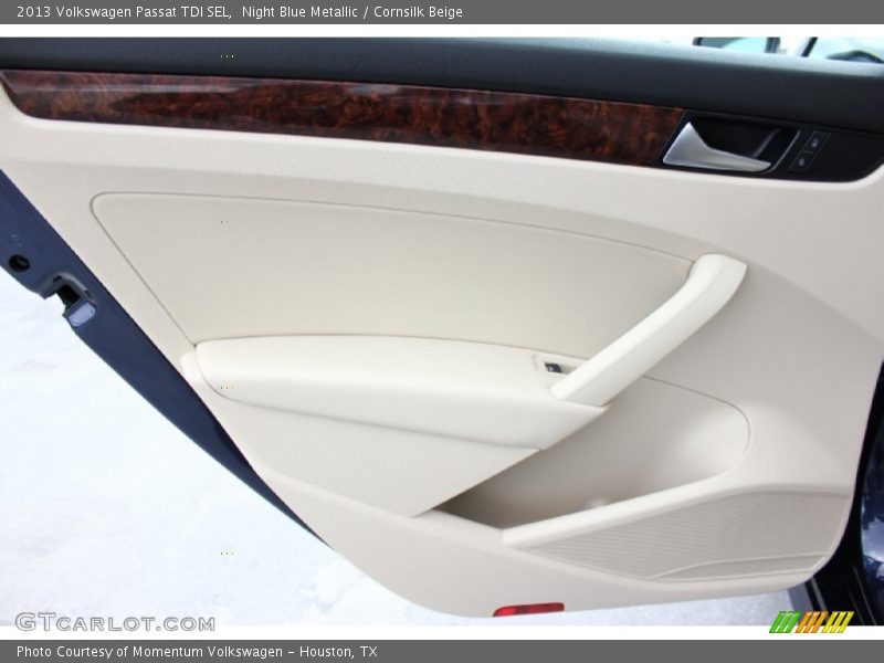 Night Blue Metallic / Cornsilk Beige 2013 Volkswagen Passat TDI SEL
