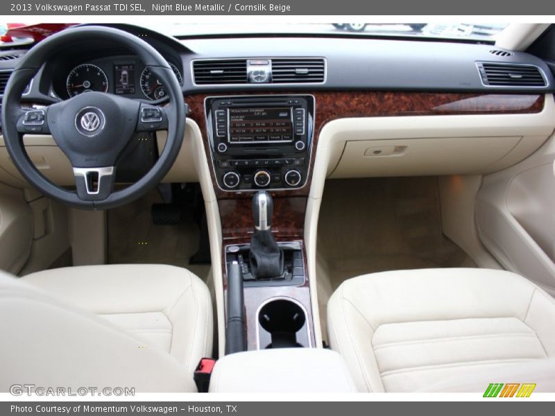 Night Blue Metallic / Cornsilk Beige 2013 Volkswagen Passat TDI SEL