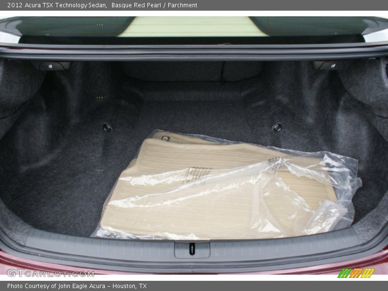 Basque Red Pearl / Parchment 2012 Acura TSX Technology Sedan