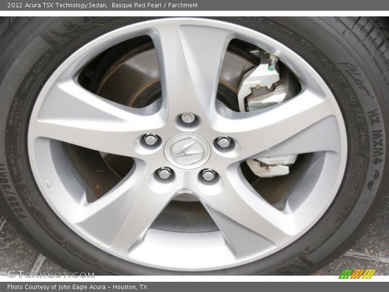 Basque Red Pearl / Parchment 2012 Acura TSX Technology Sedan