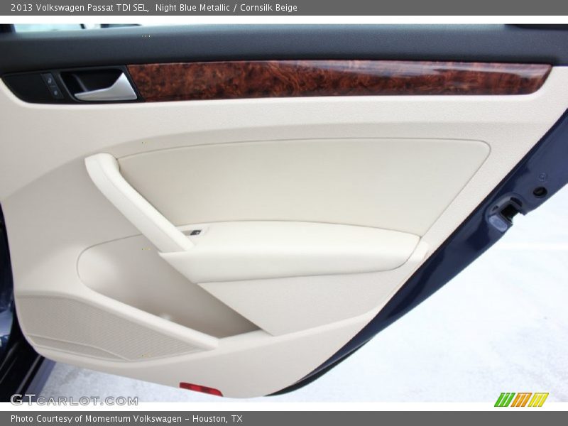 Night Blue Metallic / Cornsilk Beige 2013 Volkswagen Passat TDI SEL