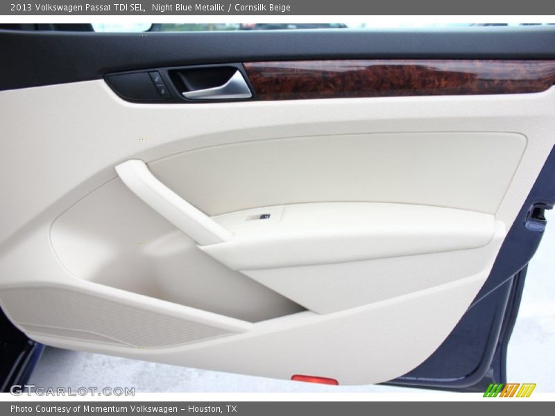 Night Blue Metallic / Cornsilk Beige 2013 Volkswagen Passat TDI SEL