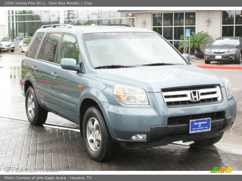 Steel Blue Metallic / Gray 2006 Honda Pilot EX-L