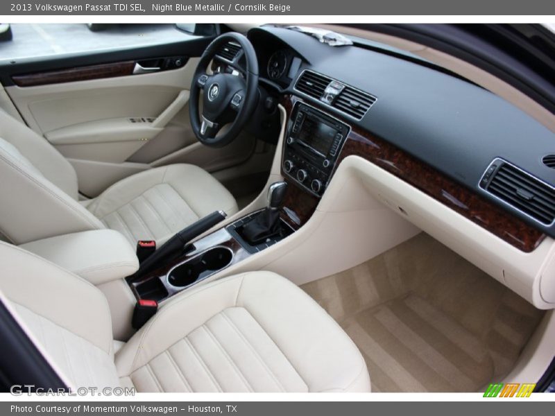 Night Blue Metallic / Cornsilk Beige 2013 Volkswagen Passat TDI SEL