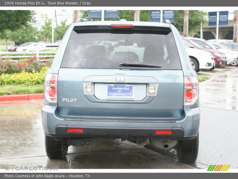 Steel Blue Metallic / Gray 2006 Honda Pilot EX-L