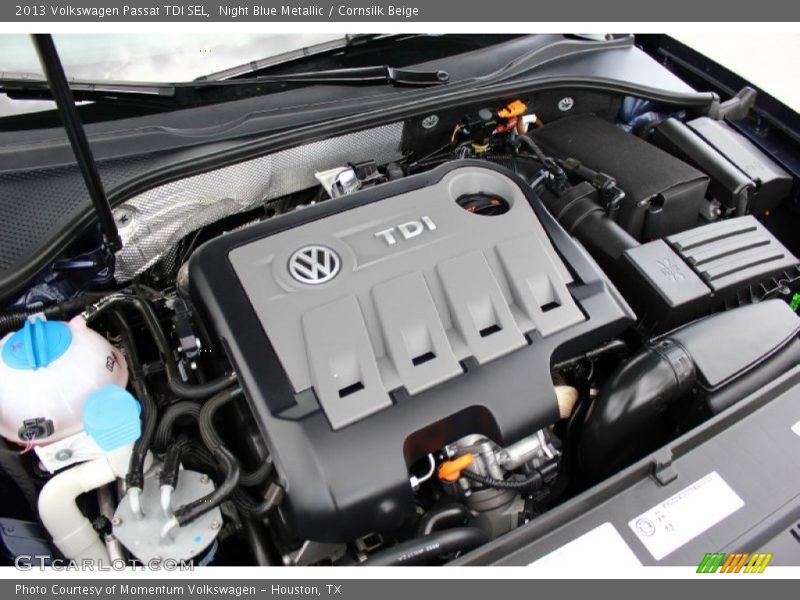 Night Blue Metallic / Cornsilk Beige 2013 Volkswagen Passat TDI SEL