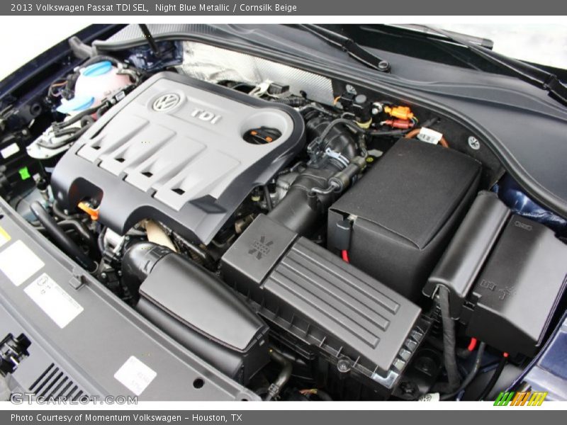 Night Blue Metallic / Cornsilk Beige 2013 Volkswagen Passat TDI SEL
