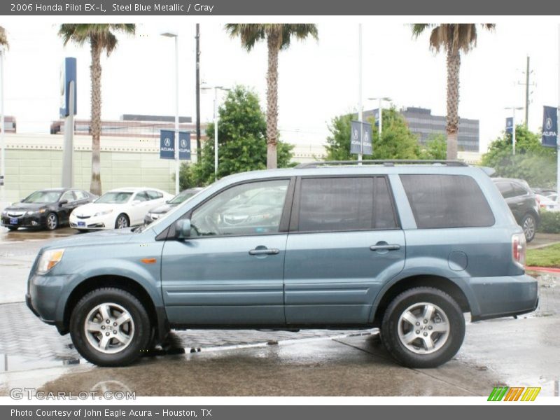 Steel Blue Metallic / Gray 2006 Honda Pilot EX-L