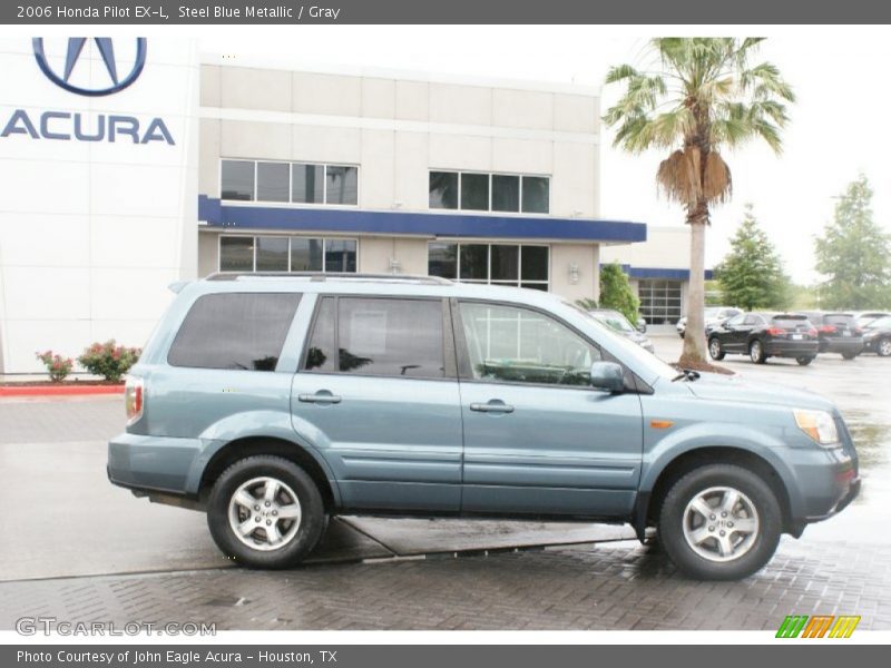 Steel Blue Metallic / Gray 2006 Honda Pilot EX-L