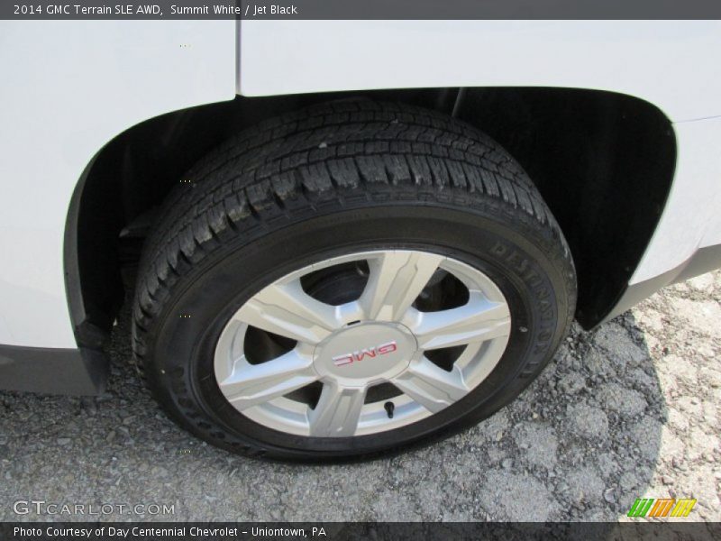 Summit White / Jet Black 2014 GMC Terrain SLE AWD