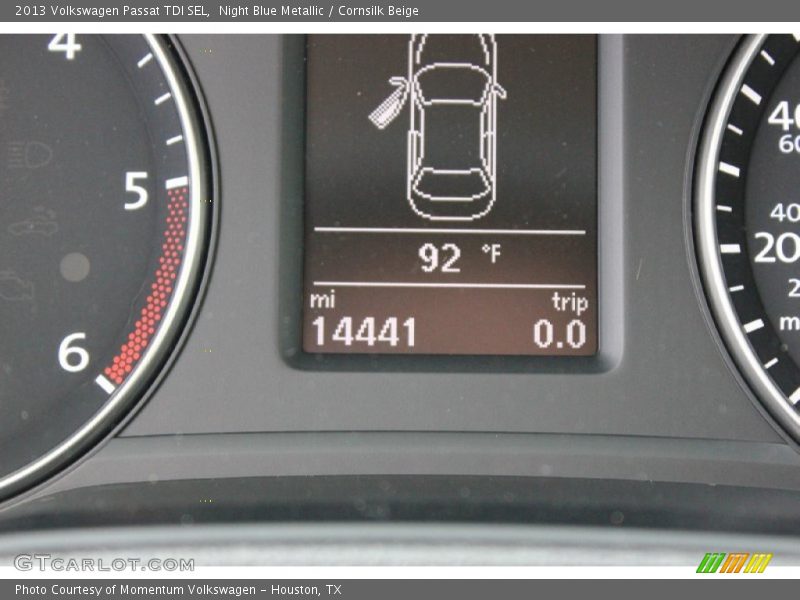 Night Blue Metallic / Cornsilk Beige 2013 Volkswagen Passat TDI SEL