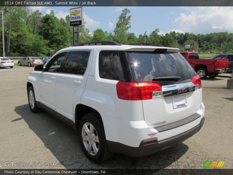 Summit White / Jet Black 2014 GMC Terrain SLE AWD