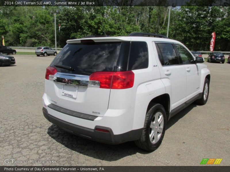 Summit White / Jet Black 2014 GMC Terrain SLE AWD