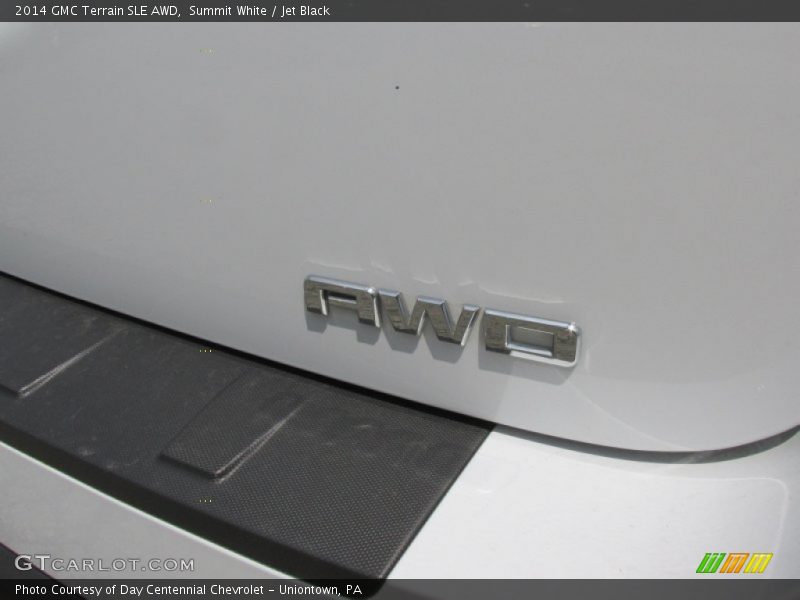 Summit White / Jet Black 2014 GMC Terrain SLE AWD