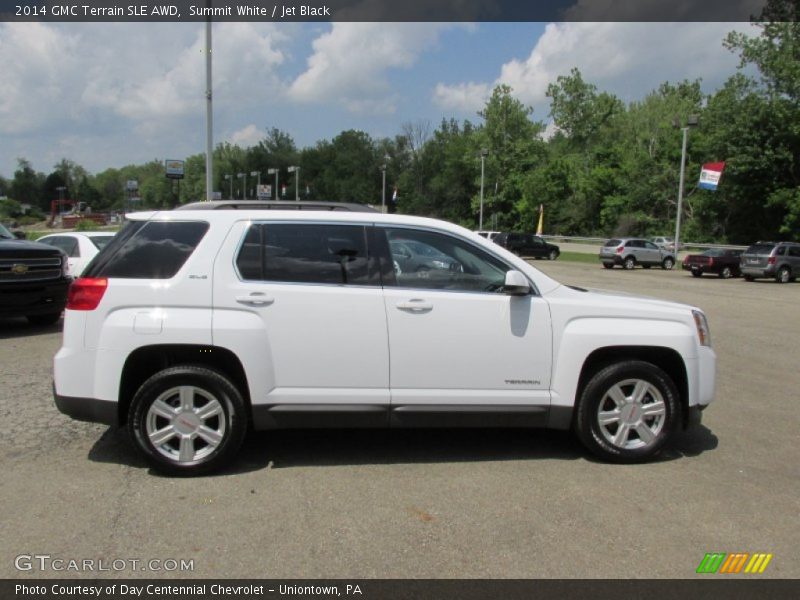 Summit White / Jet Black 2014 GMC Terrain SLE AWD