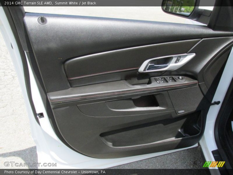 Summit White / Jet Black 2014 GMC Terrain SLE AWD