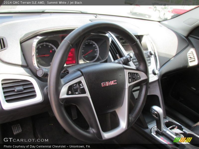 Summit White / Jet Black 2014 GMC Terrain SLE AWD