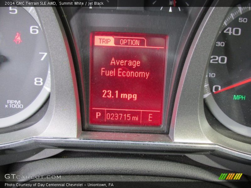 Summit White / Jet Black 2014 GMC Terrain SLE AWD