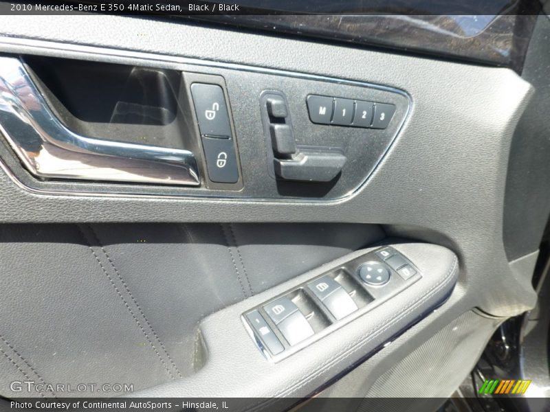 Black / Black 2010 Mercedes-Benz E 350 4Matic Sedan