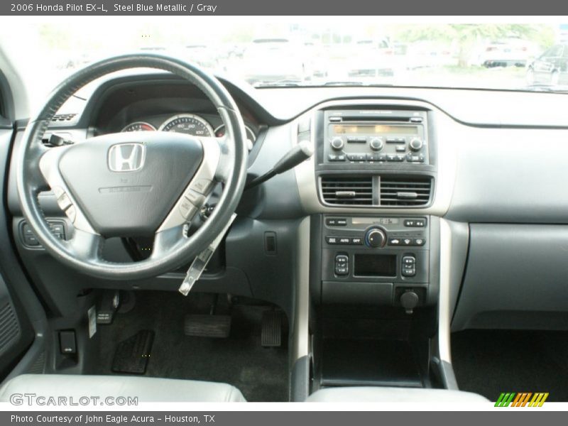 Steel Blue Metallic / Gray 2006 Honda Pilot EX-L