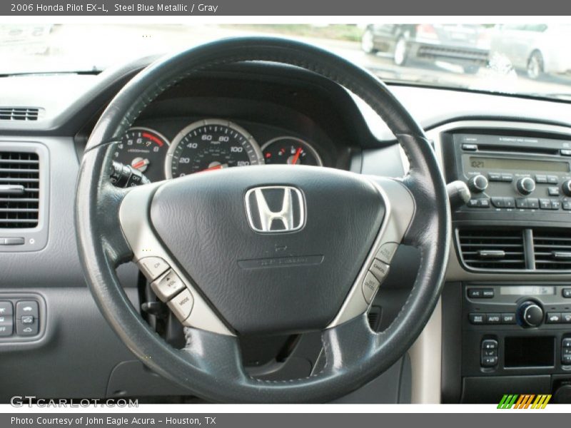 Steel Blue Metallic / Gray 2006 Honda Pilot EX-L