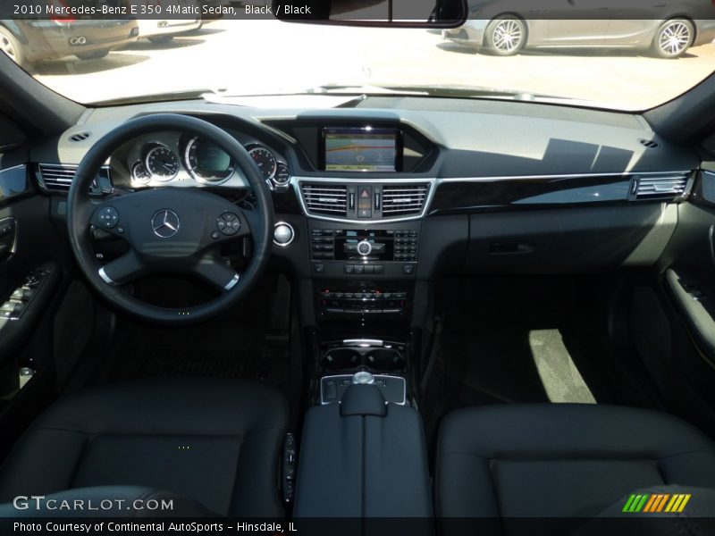 Black / Black 2010 Mercedes-Benz E 350 4Matic Sedan