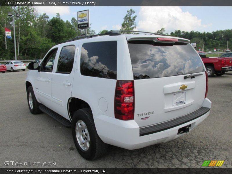 Summit White / Ebony 2013 Chevrolet Tahoe LT 4x4