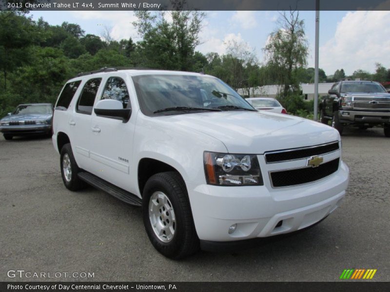 Summit White / Ebony 2013 Chevrolet Tahoe LT 4x4