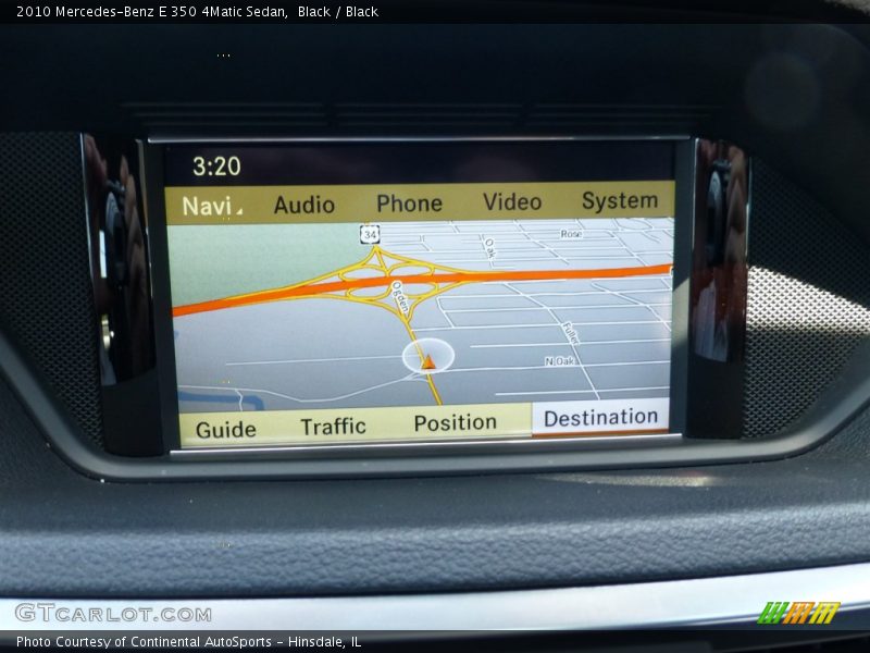 Black / Black 2010 Mercedes-Benz E 350 4Matic Sedan