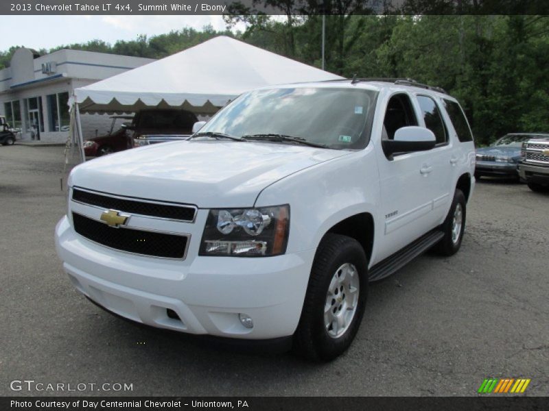 Summit White / Ebony 2013 Chevrolet Tahoe LT 4x4