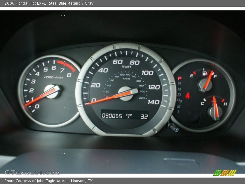 Steel Blue Metallic / Gray 2006 Honda Pilot EX-L