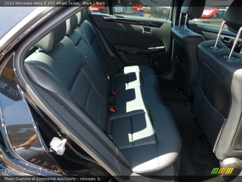 Black / Black 2010 Mercedes-Benz E 350 4Matic Sedan