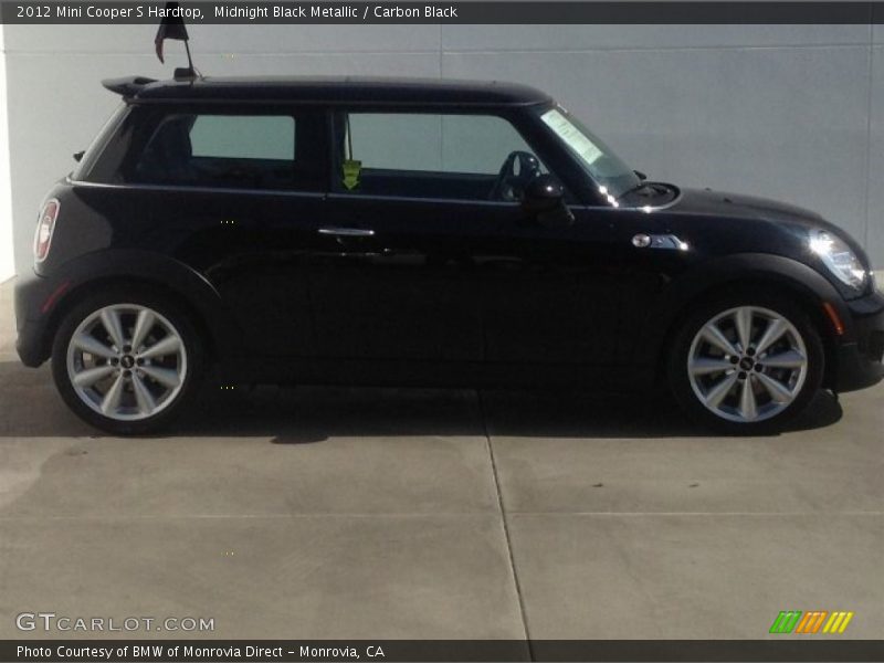 Midnight Black Metallic / Carbon Black 2012 Mini Cooper S Hardtop