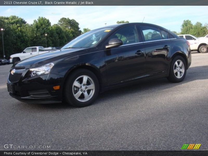 Black Granite Metallic / Jet Black 2013 Chevrolet Cruze LT