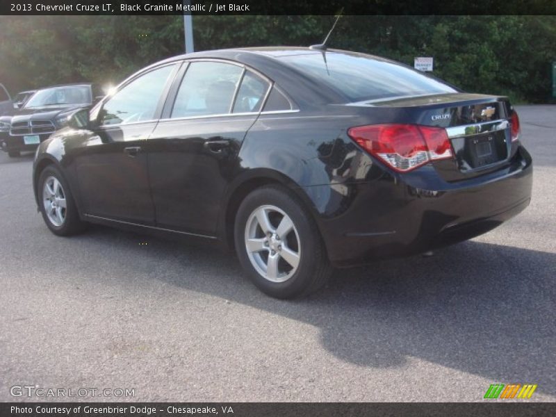 Black Granite Metallic / Jet Black 2013 Chevrolet Cruze LT