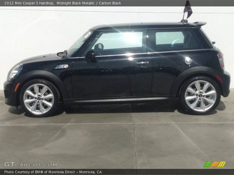 Midnight Black Metallic / Carbon Black 2012 Mini Cooper S Hardtop