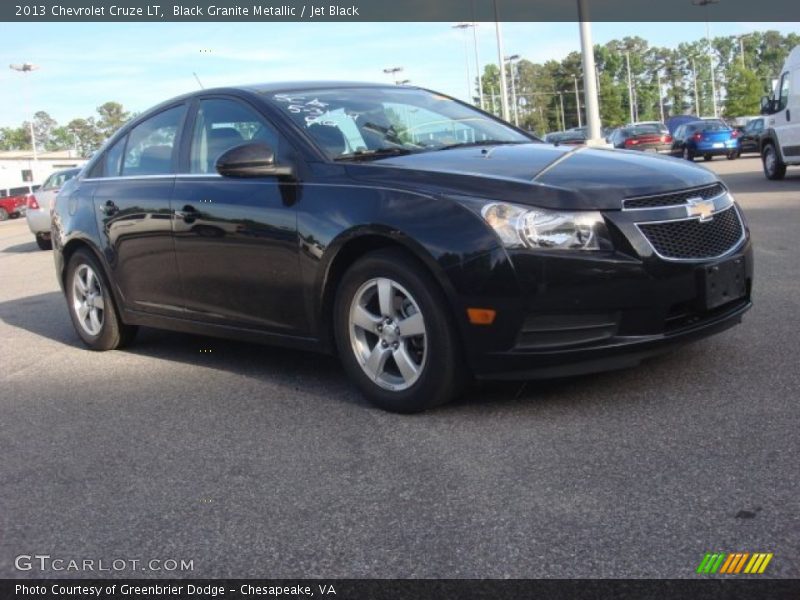 Black Granite Metallic / Jet Black 2013 Chevrolet Cruze LT