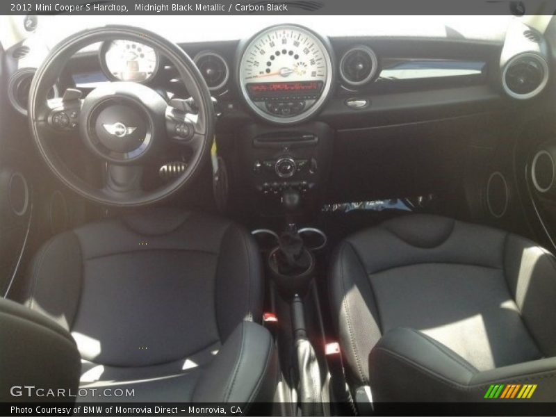 Midnight Black Metallic / Carbon Black 2012 Mini Cooper S Hardtop